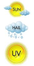 Use Shade for Sun, Hail, and UV Protection
