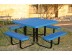 Square Portable Picnic Table with Diamond Pattern