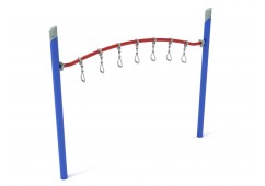 Get Physical Series Curved Overhead Swinging Ring Ladder