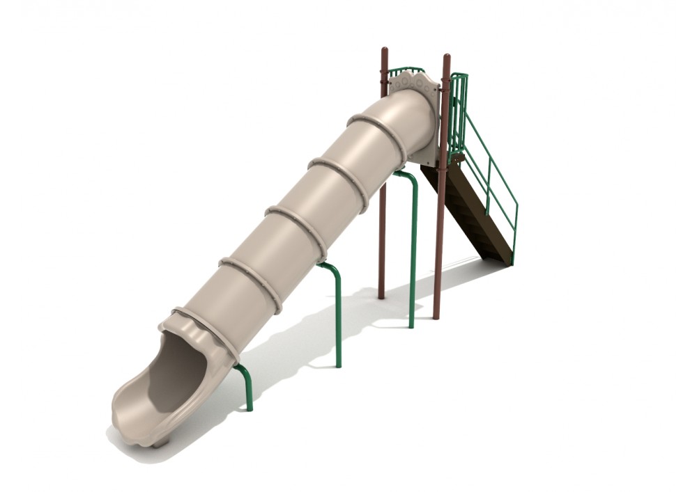 Spiral Plastic Tube Playground Slide Fully Transparent Clear Slide For