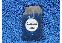 Blue Rubber Mulch (40 lb bag)