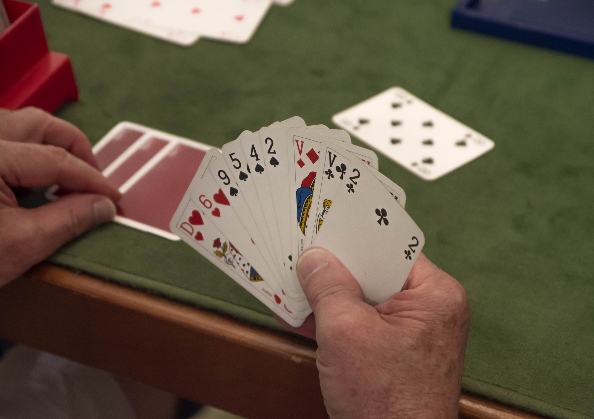 Set of 2 Habits de Cour bridge playing cards